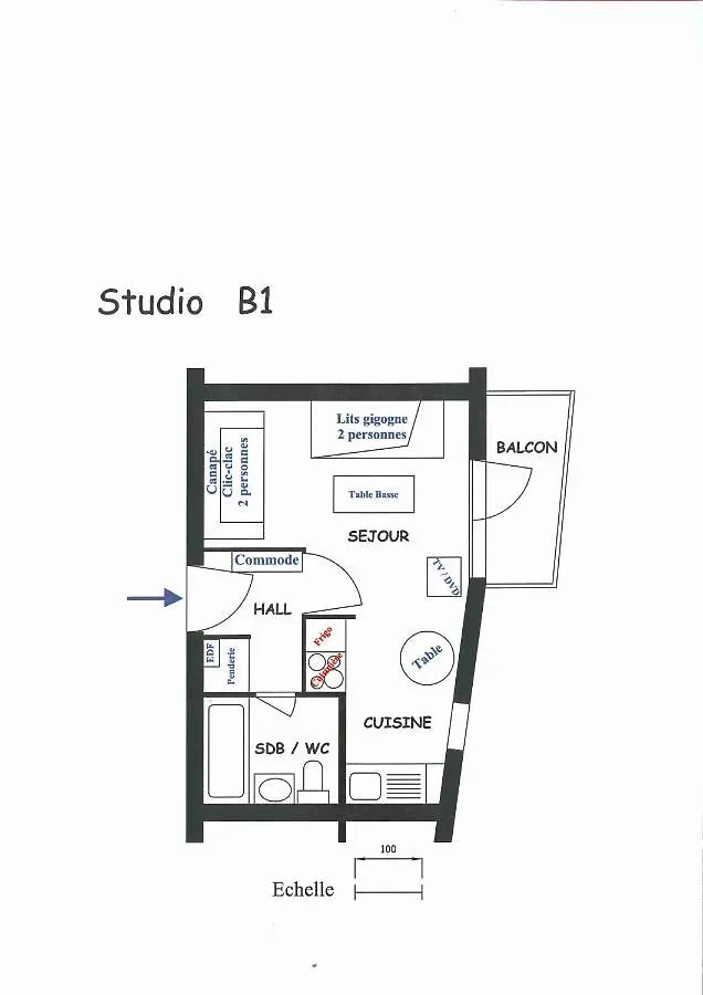 Apartment 2 Alpes-Locations Studio 2-3 Personnes Les Deux Alpes
